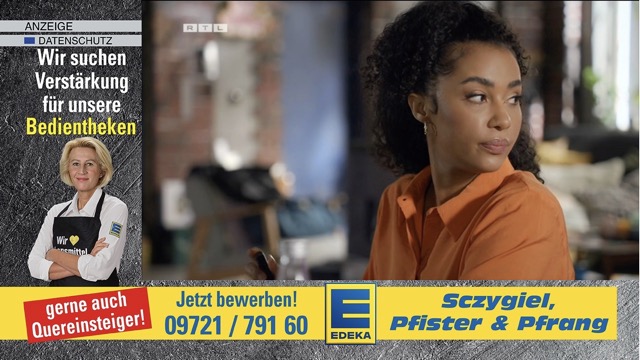 Edeka sucht Mitarbeiter regional im TV