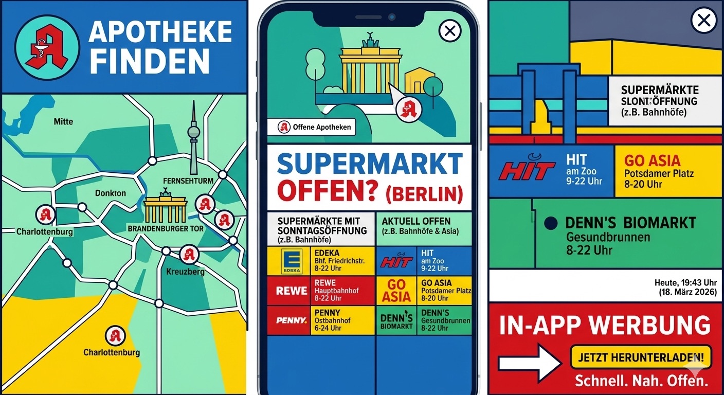 Sichtbar im Kiez: Regionale TV‑Werbung für Apotheke und Supermarkt in Berlin